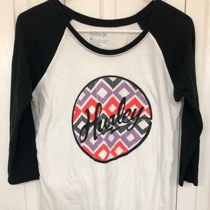 Hurley baseball tee